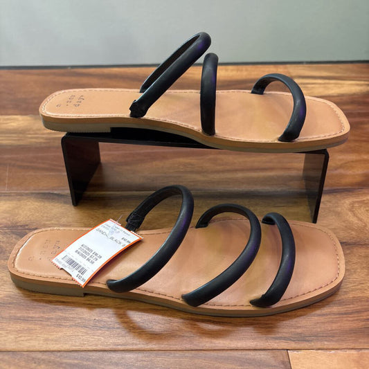 A NEW DAY,SANDAL,BLACK,8