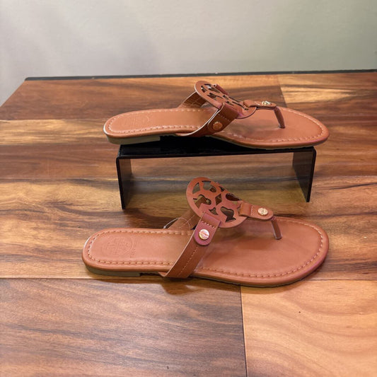 MILLER INSPIRED SANDAL,BROWN,7