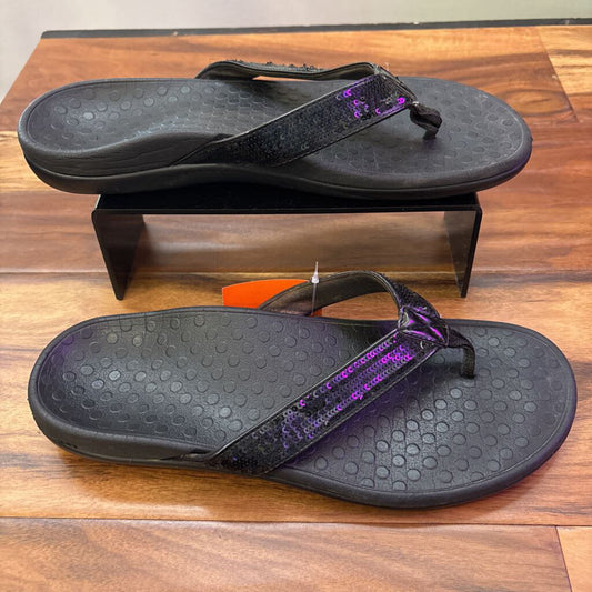 VIONIC,SUMMER SANDALS,BLACK,10