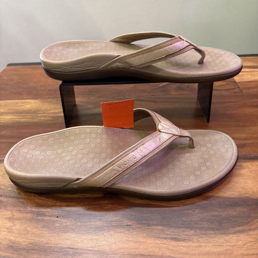 VIONIC,SUMMER SANDALS,GOLD,10