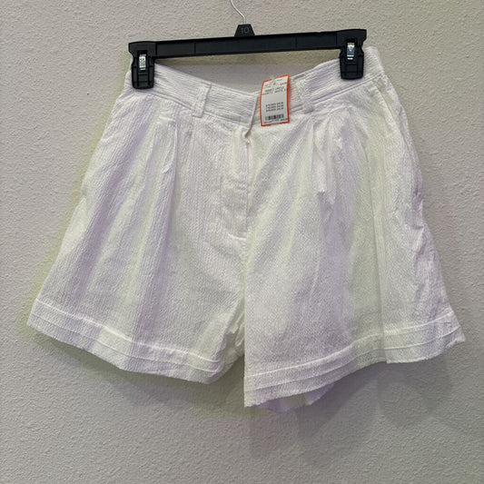 COMPTOIR DES COTONNIERS,RIBBED DRESS SHORTS ,WHITE,XS