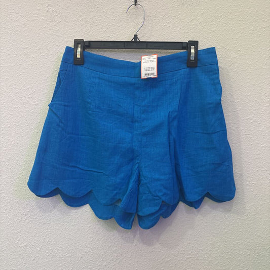 EE:SOME,SCALLOPED SHORTS,TURQ,L