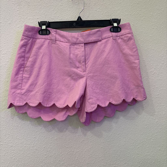 SCALLOPED SHORTS,PINK,4