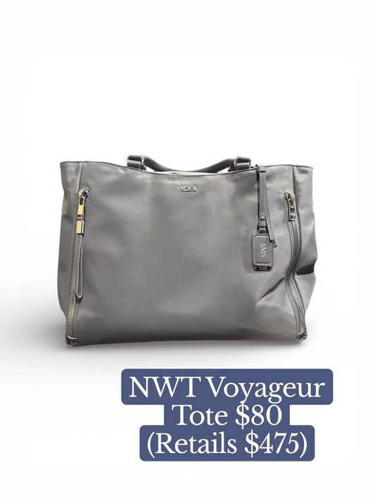 NWT VOYAGEUR TRAVEL TOTE,GRAY