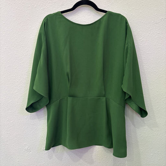 TRINA TURK,FLOWY TOP,GREEN,12