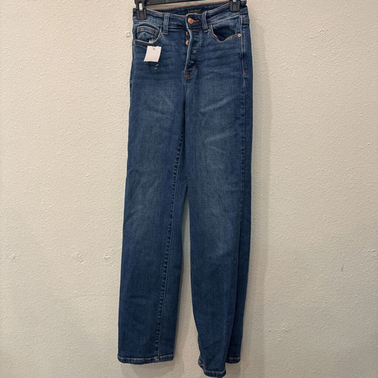 JUDY BLUE,DENIM DAD JEAN,BLUE,25