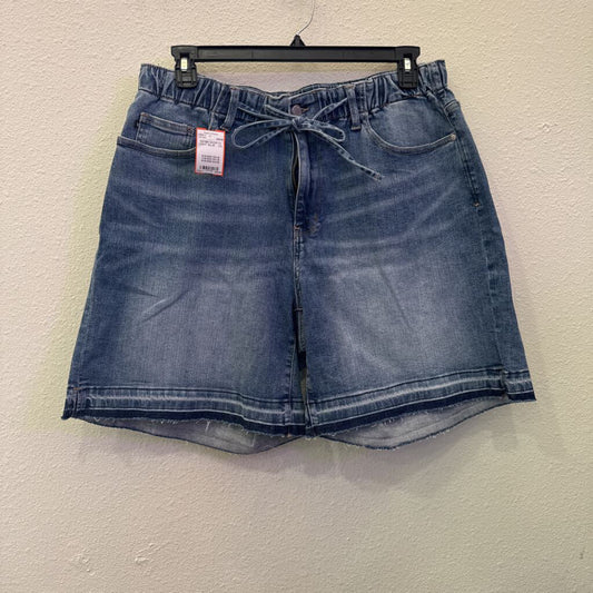 JUDY BLUE,DENIM SHORTS ,LIGHT BLUE ,2XL