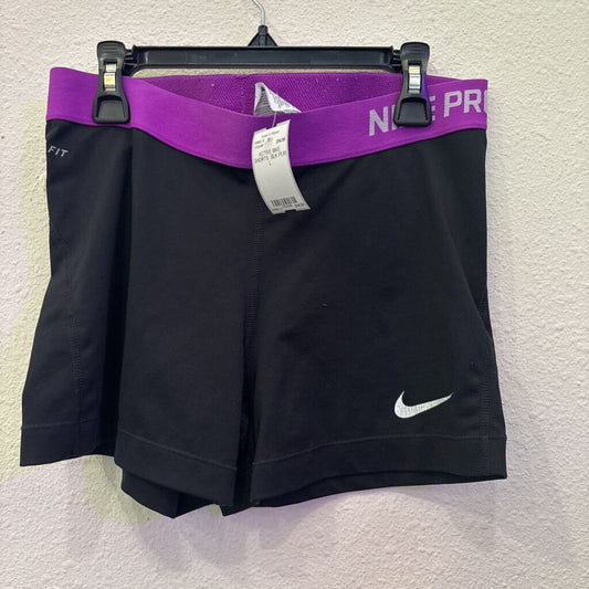NIKE,ACTIVE BIKE SHORTS ,BLK PUR,L