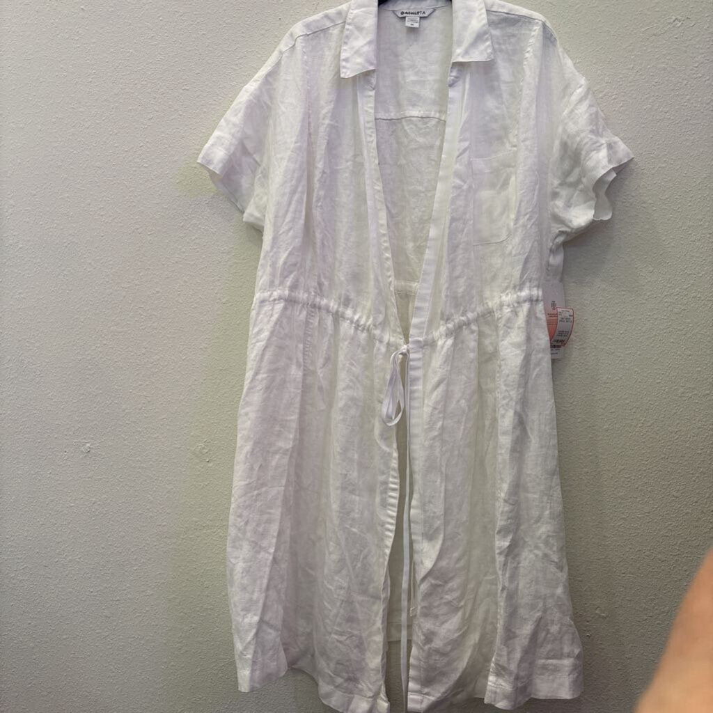 ATHLETA,NWT WRAP DRESS ,WHT,20