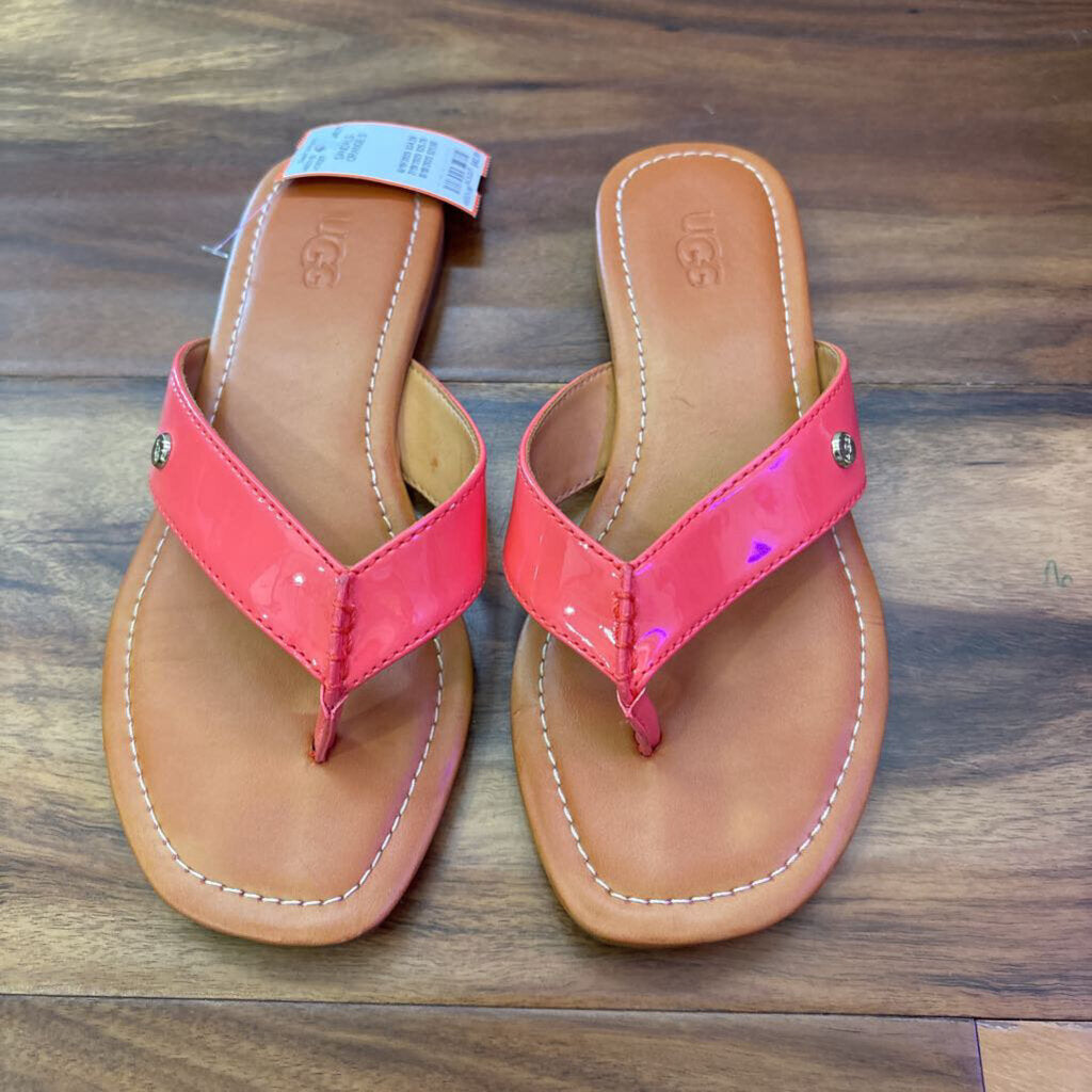 SANDALS,ORANGE,5