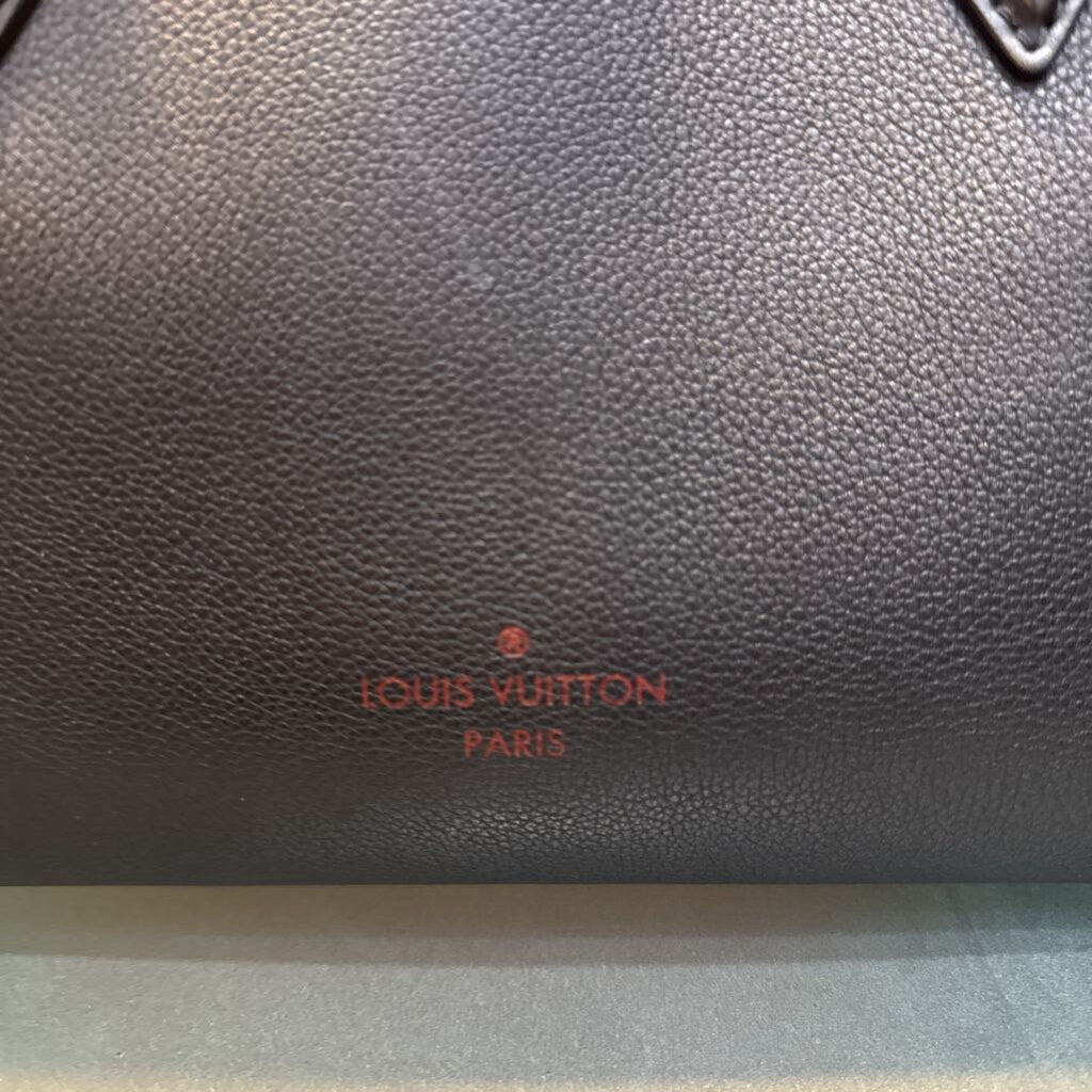 Louis Vuitton,AUTHENTIC ONMYSIDE MM NOIR PURSE,MONO/BLK/CAMEL