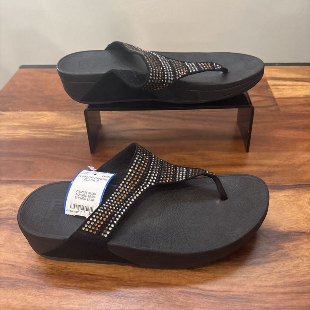 FLIPFLOP SANDAL,BLACK,8
