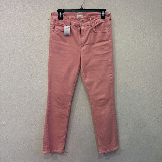 MOTHER,DENIM ANKLE STRAIGHT ,CORAL,29