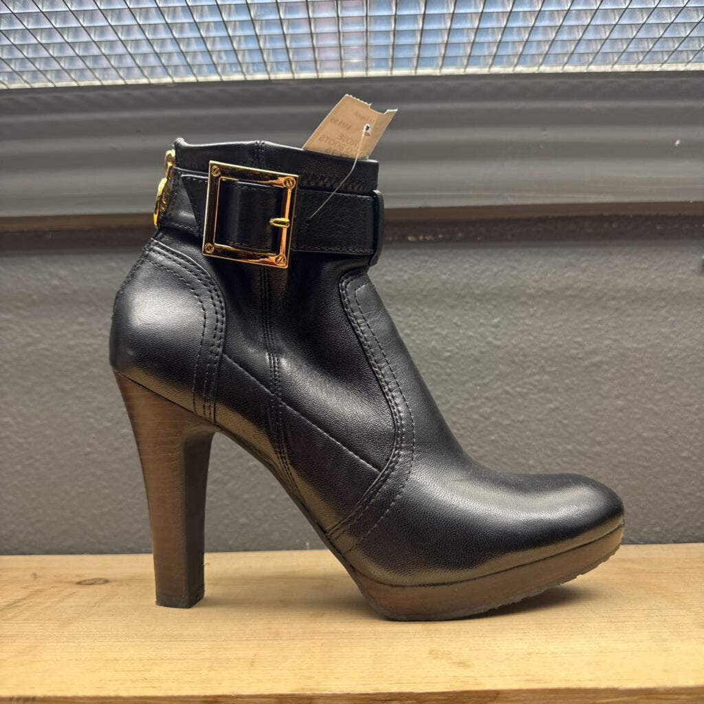 TORY BURCH,MELROSE MESTICO BOOTS,BLACK,7.5
