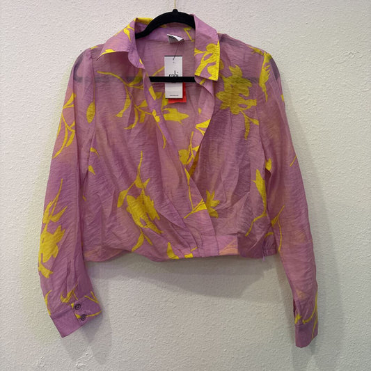 CABI,LONGSLV TOP,PINK YLW,S