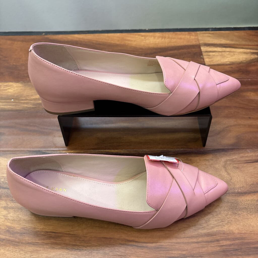 COLE HAAN,POINTED TOE,PEACH,9