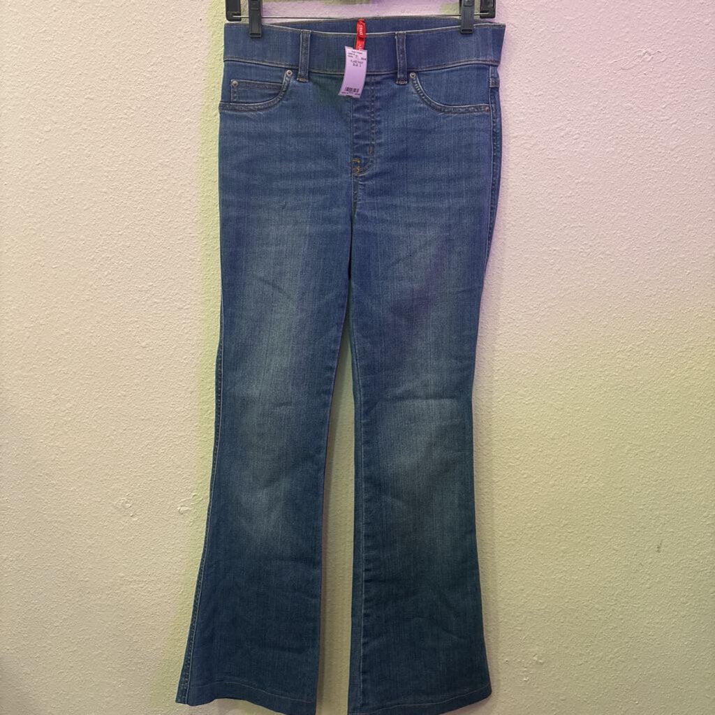 SPANX,FLARE PANT ,BLUE ,S