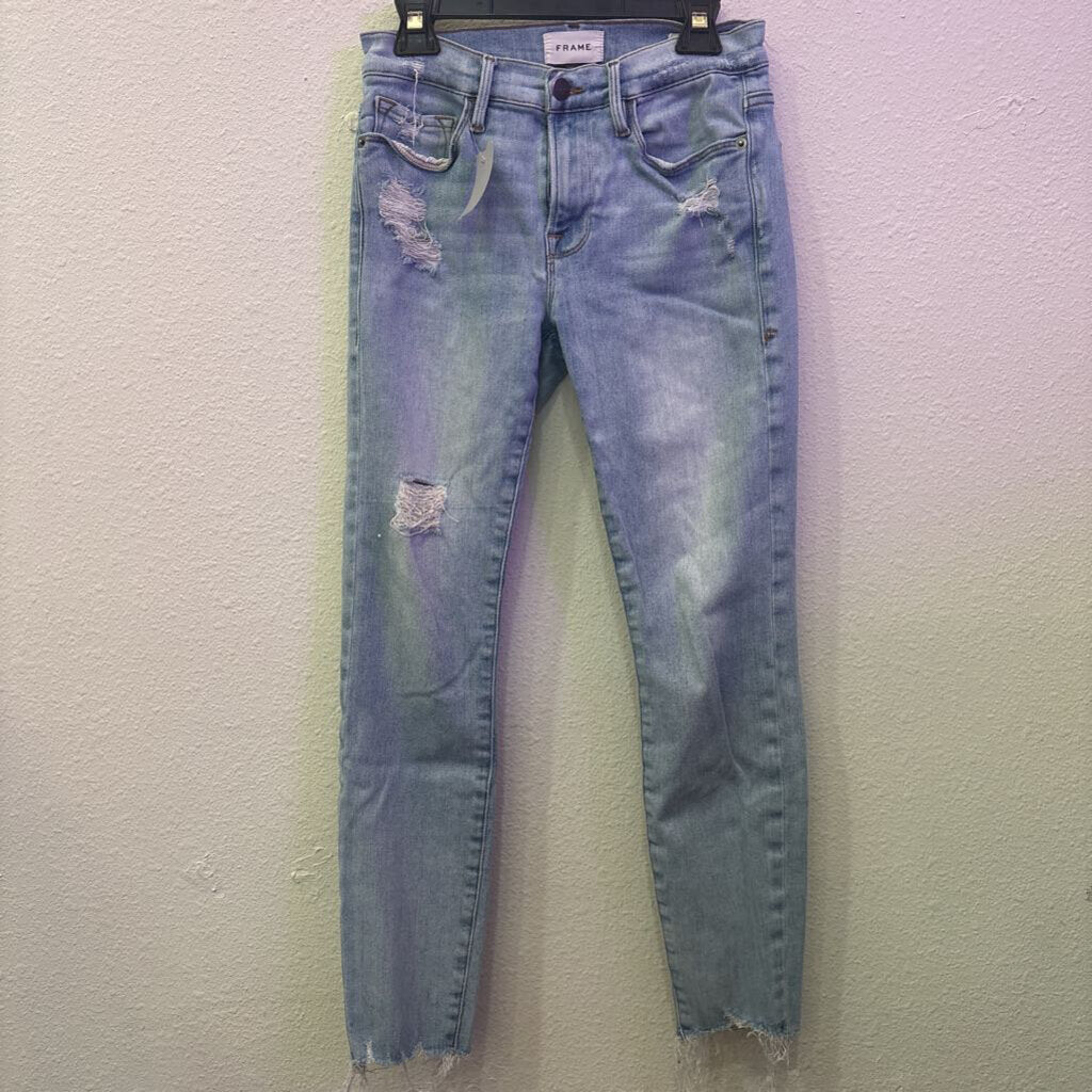 FRAME,DENIM SKINNY ,BLUE ,27
