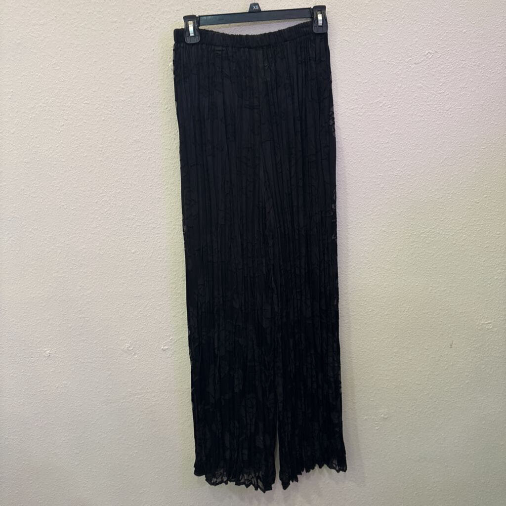 LUCIA LUKKEN,FLOWY PANTS,BLK , TALL