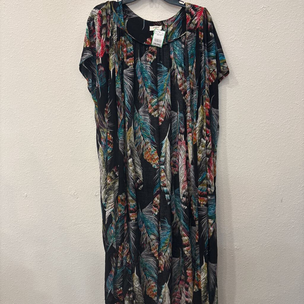 UMGEE,FEATHER KIMONO,MULTI,M