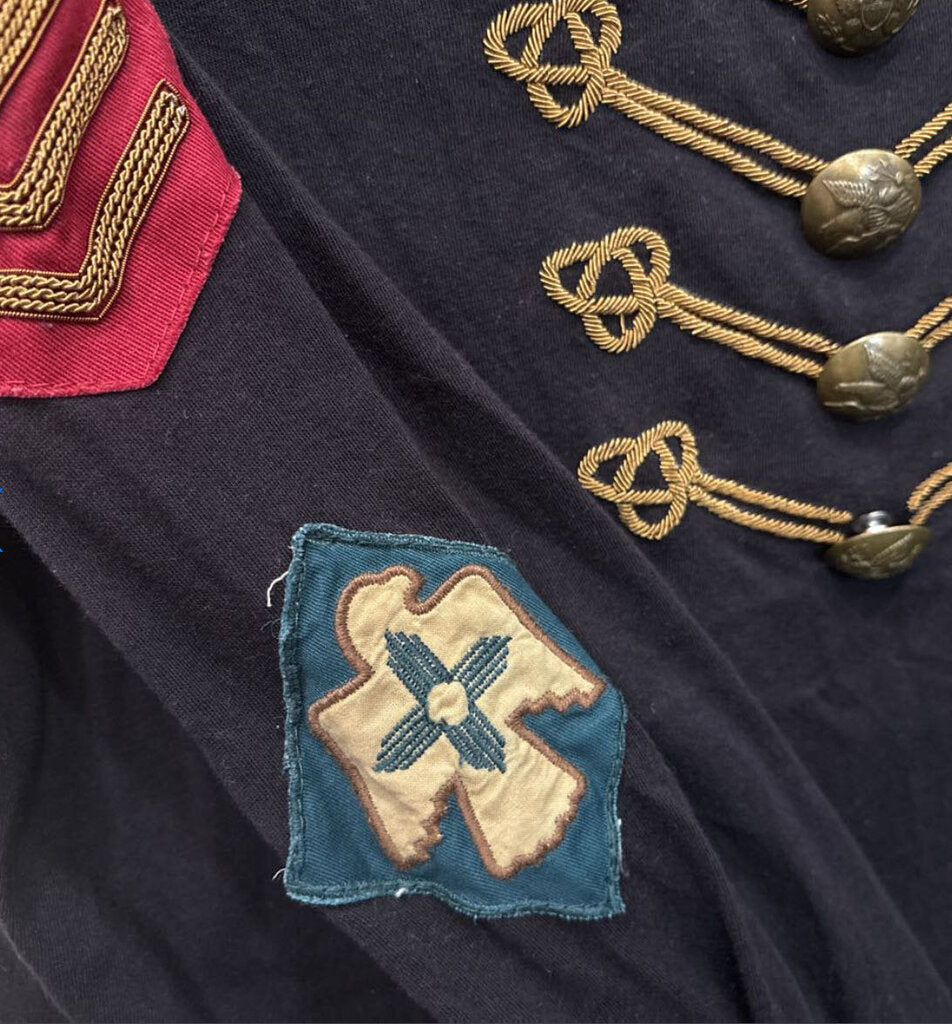 DOUBLE D RANCH,LONGSLV TOP,BLK,M