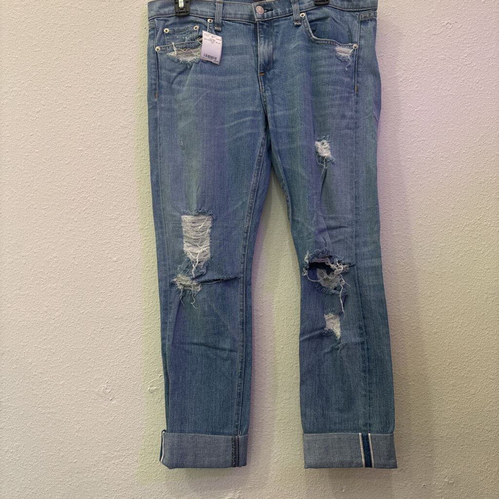 RAG & BONE,DENIM BOYFRIEND,BLUE,29