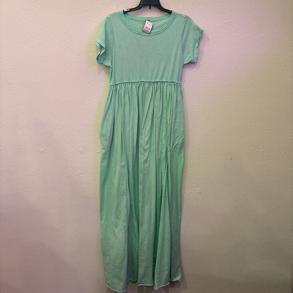 FREE PEOPLE,S/S KNIT MAXI ,MINT ,SMALL