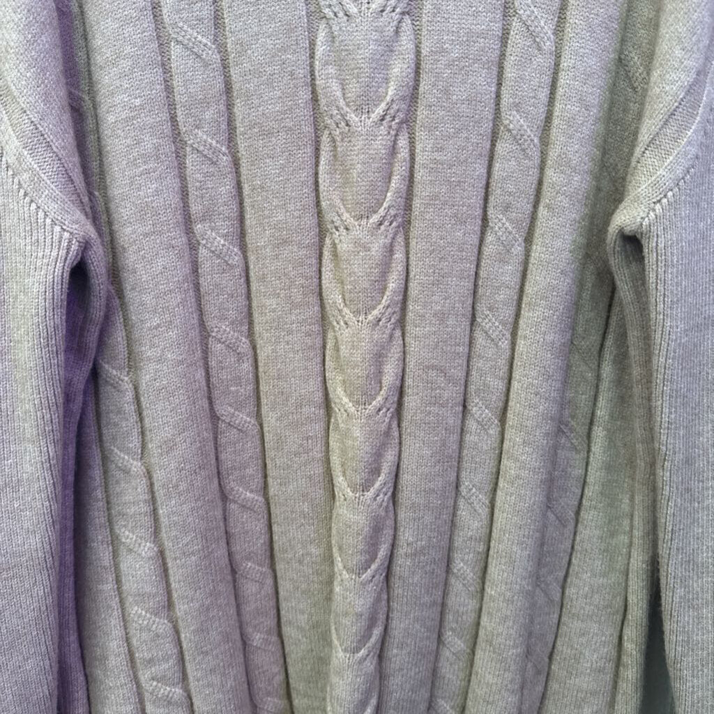 NO BRAND,TNECK KNIT SWEATER ,BEIGE,XL