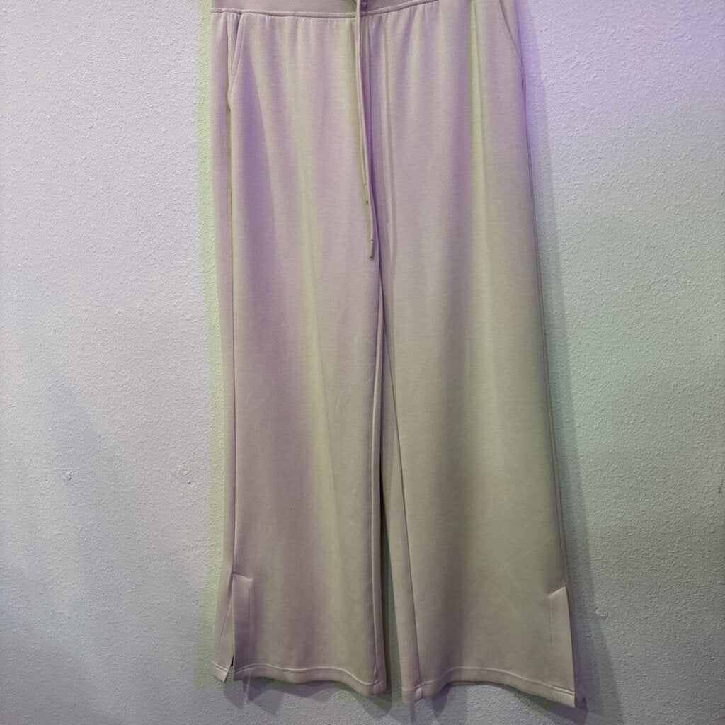 THREAD & SUPPLY,LOUNGE WIDELEG SWEAT PANTS,CREAM ,L