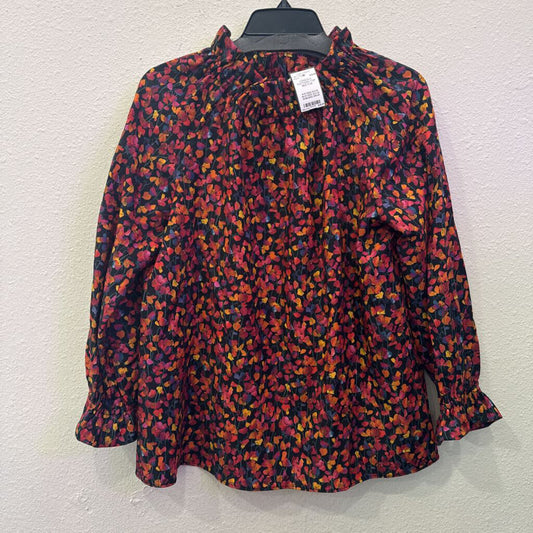 ANN MASHBURN,LONGSLV PATTERN TOP,MULTI,M