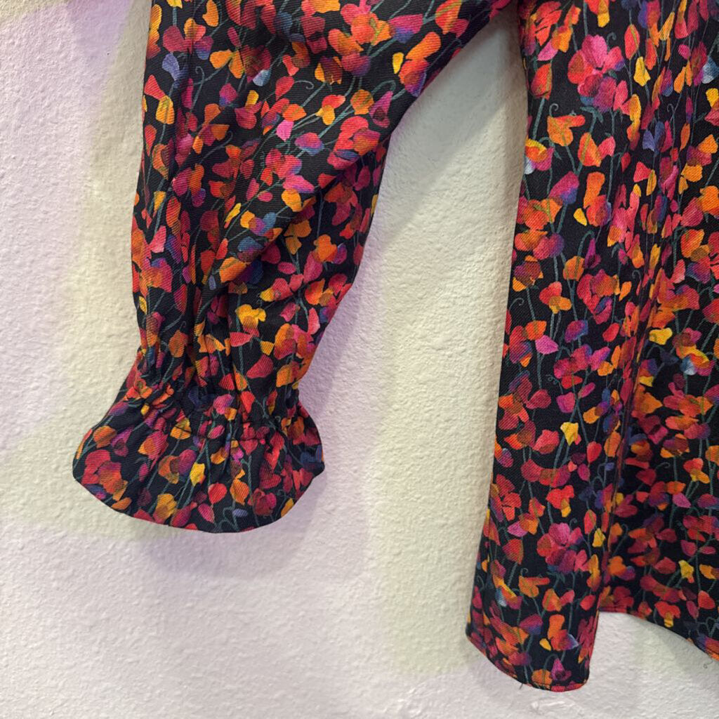 ANN MASHBURN,LONGSLV PATTERN TOP,MULTI,M