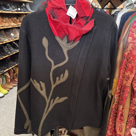 CO VELO,100% JACKET,BLK RED,L