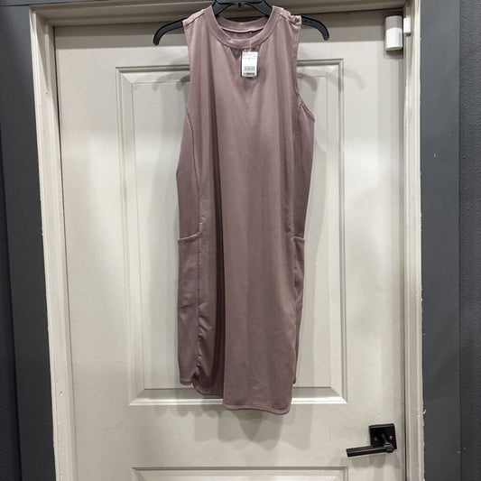 TANK DRESS,TAN,S
