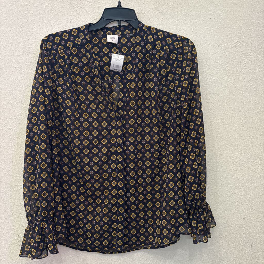 CABI,LONGSLV TOP,MULTI,XL