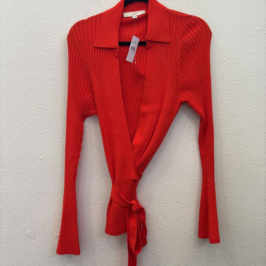 LOFT,LONGSLV TOP,RED,XL