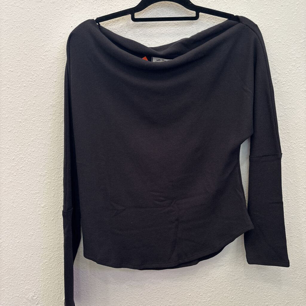 LONGSLV TOP,BLK,XL