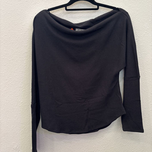 LONGSLV TOP,BLK,XL
