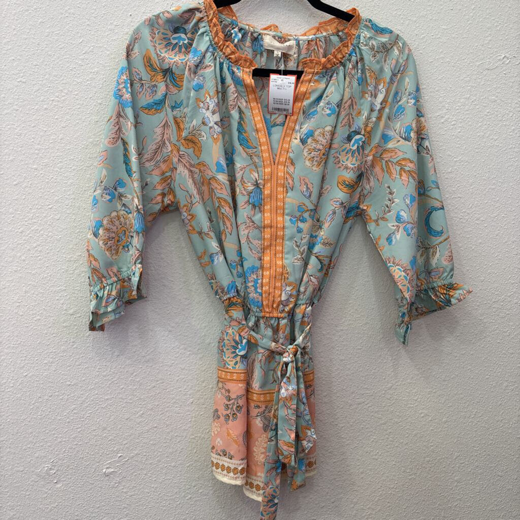 MELLODAY,LONGSLV TOP,MULTI,L