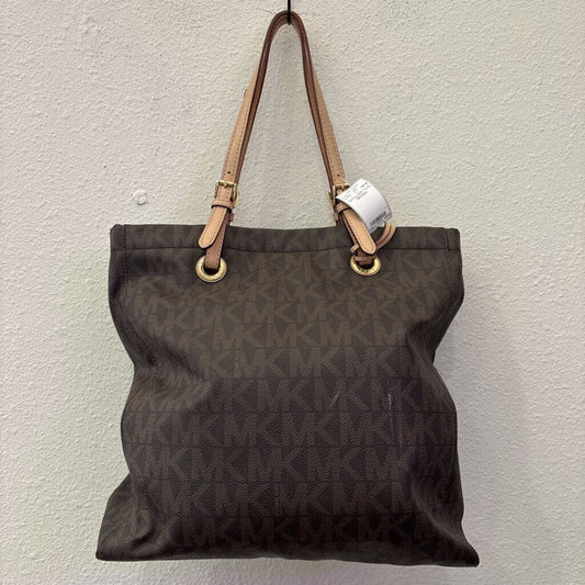 SHOULDER TOTE,BROWN