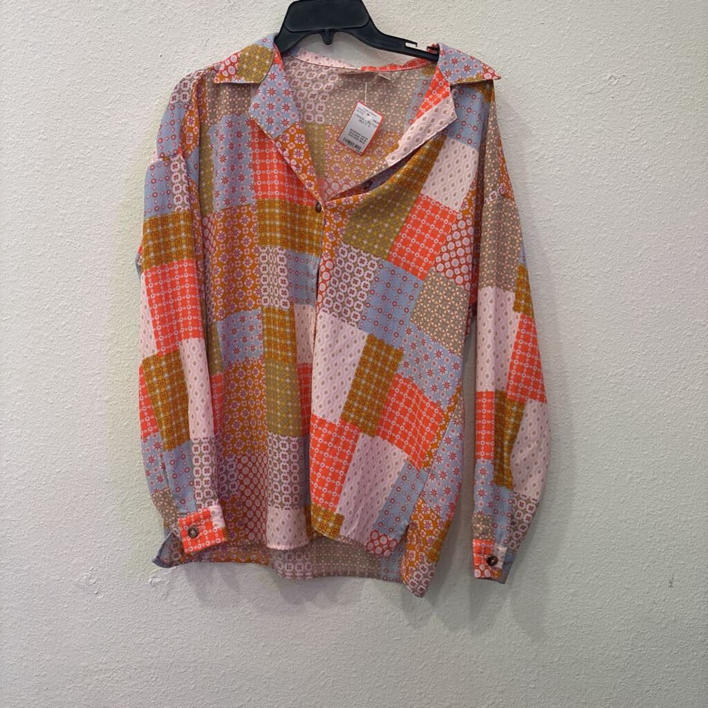 WILLOW&ROOT,LONGSLV BU TOP,MULTI ,S