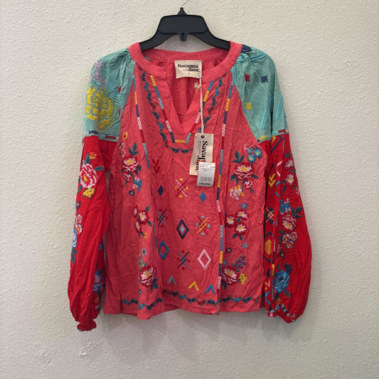 SAVANNA JANE,LONGSLV TOP,MULTI ,S