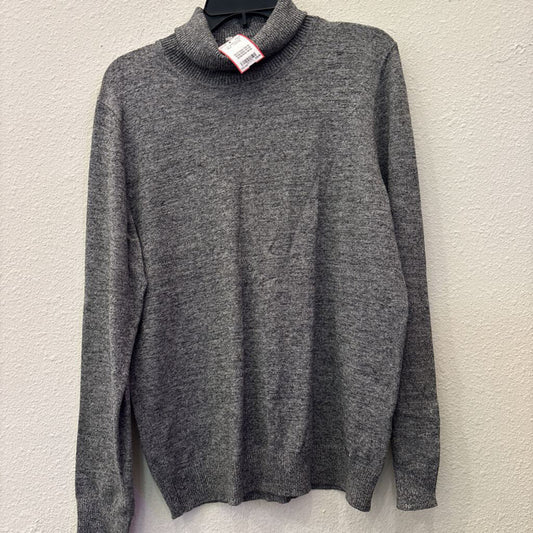 CALVIN KLEIN,L/S SWEATER ,BLK ,LARGE