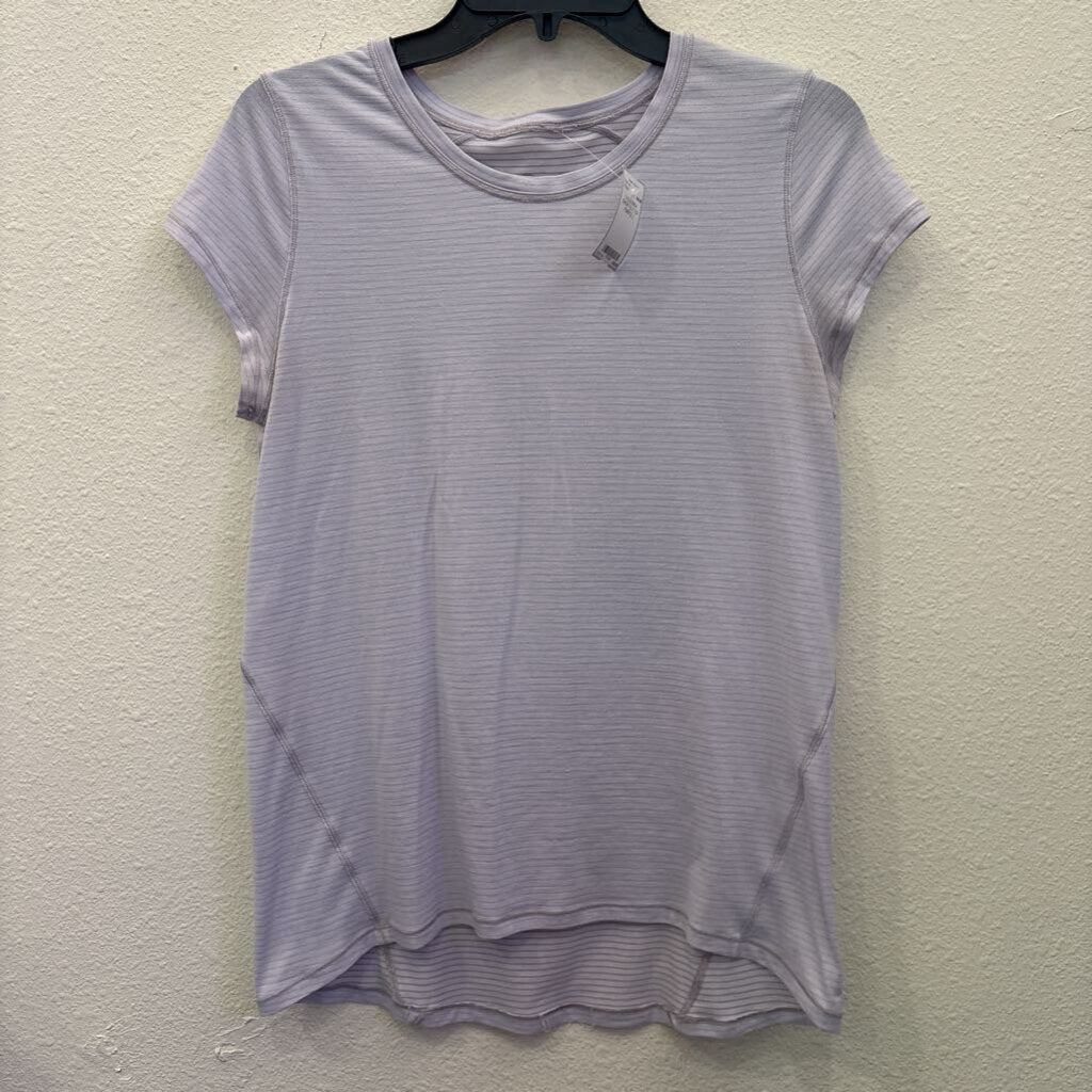 LULULEMON,LULULEMON SHORTSLV TOP,PURPLE,L