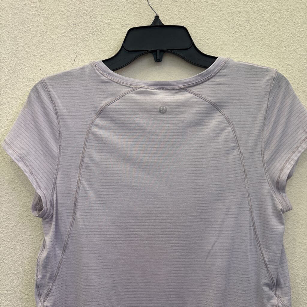 LULULEMON,LULULEMON SHORTSLV TOP,PURPLE,L