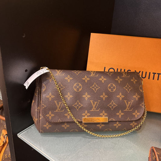 AUTHENTIC LOUIS VUITTON FAVORITE MM CROSSBODY,MONO