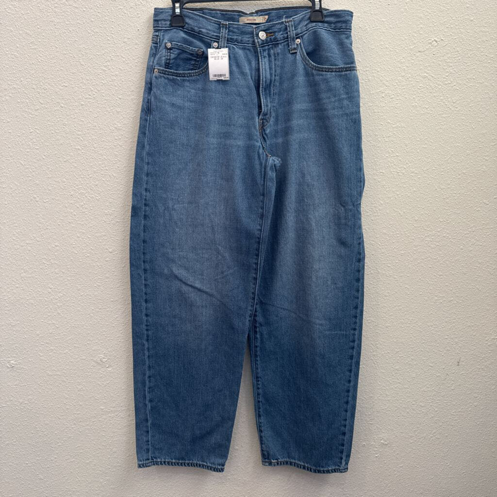 LEVI,DENIM BF JEANS ,BLUE ,28