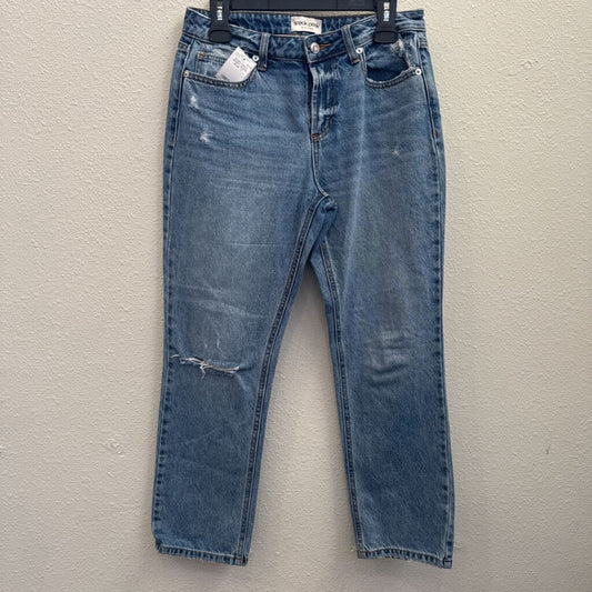 SNEAK PEAK,DENIM ANKLE SKINNY JEANS ,BLUE ,27