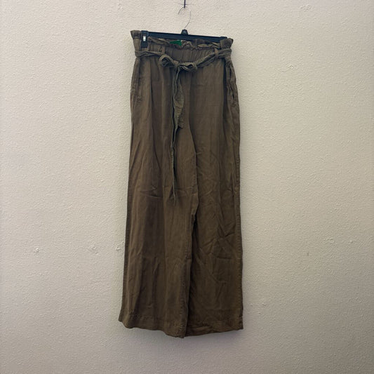 CES FEMME,PAPERBAG WIDE LEG CROP,HUNTER GRN,M