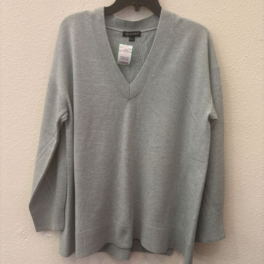 REPEAT,V NECK SWEATER,GRAY,42