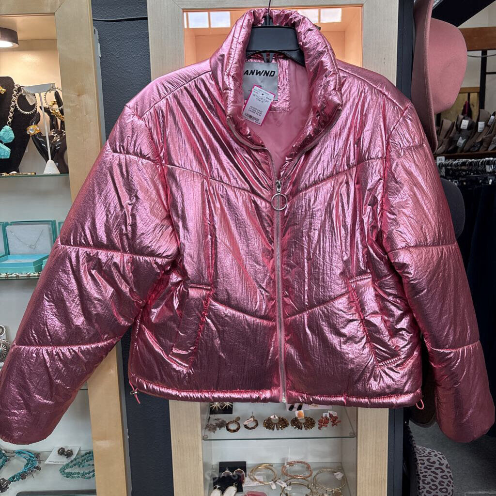 ANWND,METALLIC PUFF ,PINK,M